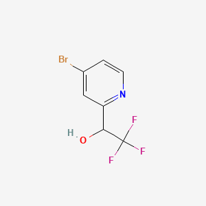 1-(4-Bromopyridin-2-yl)-2,2,2-trifluoroethan-1-ol