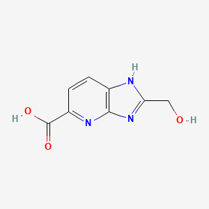 2-(Hydroxymethyl)-3H-imidazo[4，5-b]pyridine-5-carboxylic acid