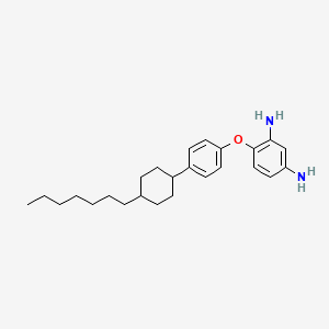 4-[4-(trans-4-Heptylcyclohexyl)phenoxy]-1，3-benzenediamine
