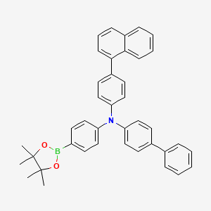 N-[4-(1-Naphthalenyl)phenyl]-N-[4-(4，4，5，5-tetramethyl-1，3，2-dioxaborolan-2-yl)phenyl][1，1′-biphenyl]-4-amine
