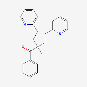 2-Methyl-1-phenyl-4-(pyridin-2-yl)-2-(2-(pyridin-2-yl)ethyl)butan-1-one