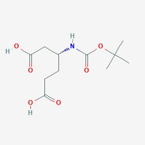 (3R)-3-[[(1，1-Dimethylethoxy)carbonyl]amino]hexanedioic acid