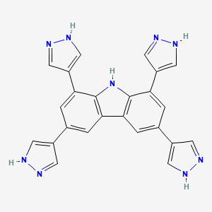 1，3，6，8-Tetra(1H-pyrazol-4-yl)-9H-carbazole