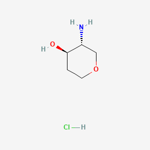 (3R,4R)-3-Aminotetrahydro-2H-pyran-4-ol hydrochloride