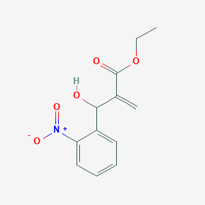 Ethyl β-hydroxy-α-methylene-2-nitrobenzenepropanoate