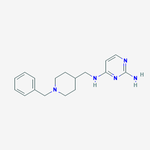 N4-((1-Benzylpiperidin-4-yl)methyl)pyrimidine-2,4-diamine