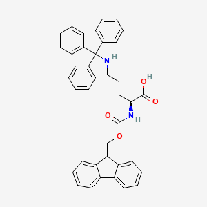 (S)-2-((((9H-fluoren-9-yl)methoxy)carbonyl)amino)-5-(tritylamino)pentanoic acid
