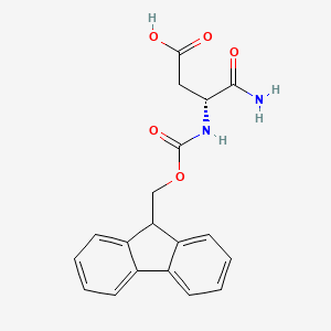 (R)-3-((((9H-Fluoren-9-yl)methoxy)carbonyl)amino)-4-amino-4-oxobutanoic acid