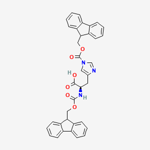 N,1-Bis[(9H-fluoren-9-ylmethoxy)carbonyl]-D-histidine