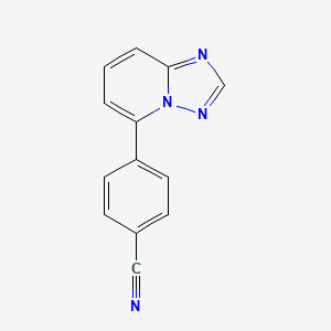 4-([1,2,4]Triazolo[1,5-a]pyridin-5-yl)benzonitrile