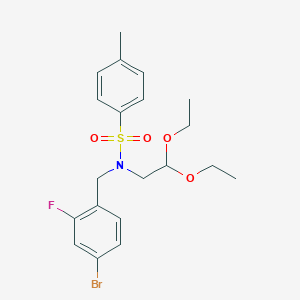 N-[(4-Bromo-2-fluorophenyl)methyl]-N-(2，2-diethoxyethyl)-4-methylbenzenesulfonamide