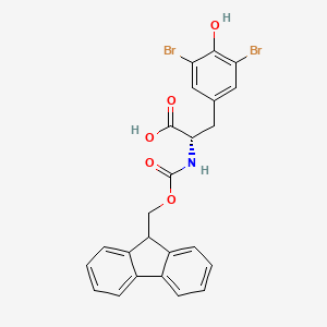 (S)-2-((((9H-fluoren-9-yl)methoxy)carbonyl)amino)-3-(3,5-dibromo-4-hydroxyphenyl)propanoic acid