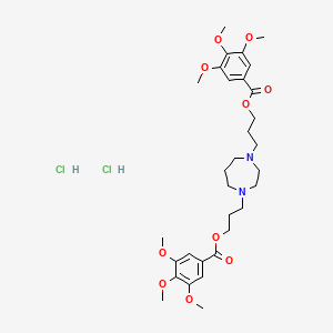 (1,4-Diazepane-1,4-diyl)bis(propane-3,1-diyl) bis(3,4,5-trimethoxybenzoate) Dihydrochloride