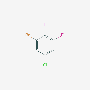 1-Bromo-5-chloro-3-fluoro-2-iodobenzene