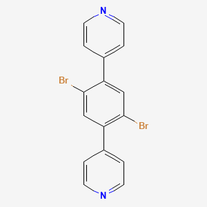 4，4'-(2，5-Dibromo-1，4-phenylene)dipyridine
