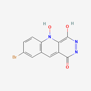 8-Bromo-1,4-dioxo-1,2,3,4-tetrahydropyridazino[4,5-b]quinoline 5-oxide
