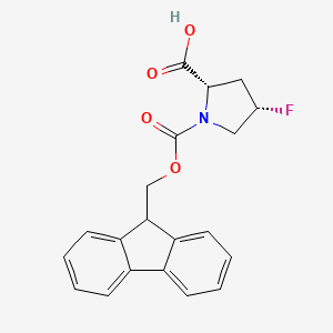 (2S,4S)-1-(((9H-Fluoren-9-yl)methoxy)carbonyl)-4-fluoropyrrolidine-2-carboxylic acid