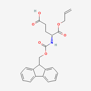 (R)-4-((((9H-Fluoren-9-yl)methoxy)carbonyl)amino)-5-(allyloxy)-5-oxopentanoic acid