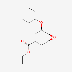 Ethyl (1S,5R,6S)-5-(pentan-3-yl-oxy)-7-oxa-bicyclo[4.1.0]hept-3-ene-3-carboxylate