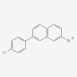 7-(4-Chlorophenyl)-2-naphthalenol