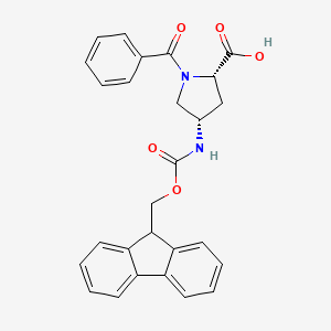 Fmoc-(2S,4S)-4-amino-1-benzoyl-pyrrolidine-2-carboxylic acid