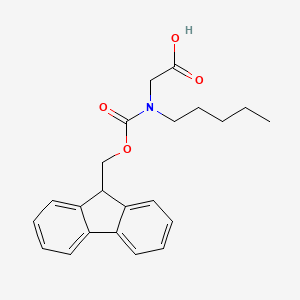 N-(((9H-fluoren-9-yl)methoxy)carbonyl)-N-pentylglycine