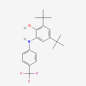 2，4-Di-tert-butyl-6-((4-(trifluoromethyl)phenyl)amino)phenol