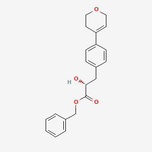 Benzyl (R)-3-(4-(3,6-dihydro-2H-pyran-4-yl)phenyl)-2-hydroxypropanoate
