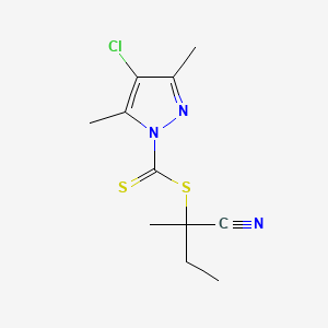 2-Cyanobutan-2-yl 4-Chloro-3,5-dimethyl-1H-pyrazole-1-carbodithioate