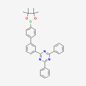 2,4-Diphenyl-6-[4'-(4,4,5,5-tetramethyl-1,3,2-dioxaborolan-2-yl)-[1,1'-biphenyl]-3-yl]-1,3,5-triazine