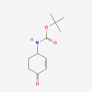 tert-butyl N-(4-oxocyclohex-2-en-1-yl)carbamate