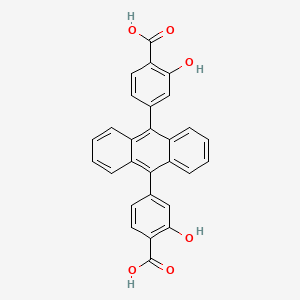 4,4'-(Anthracene-9,10-diyl)bis(2-hydroxybenzoic acid)