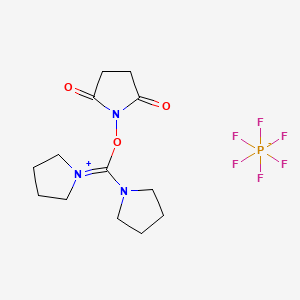 Dipyrrolidino(N-succinimidyloxy)carbenium hexafluorophosphate, 97%