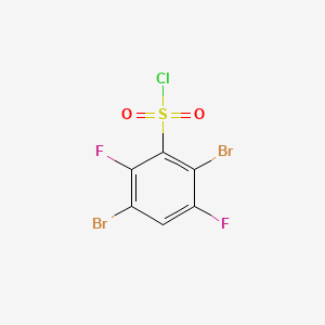 2,5-Dibromo-3,6-difluorobenzenesulfonyl chloride