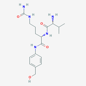 (S)-2-((R)-2-Amino-3-methylbutanamido)-N-(4-(hydroxymethyl)phenyl)-5-ureidopentanamide