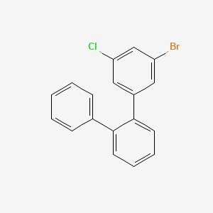 3-Bromo-5-chloro-1,1′:2′,1′′-terphenyl