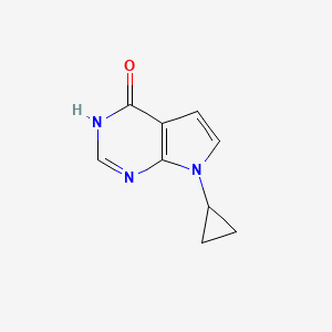 7-Cyclopropyl-7H-pyrrolo[2,3-d]pyrimidin-4-ol
