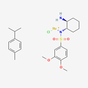 [N-[(1S，2S)-2-(Amino-κN)cyclohexyl]-3，4-dimethoxybenzenesulfonamidato-κN]chloro[(1，2，3，4，5，6-η)-1-methyl-4-(1-methylethyl)benzene]ruthenium