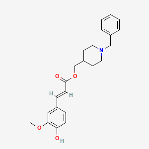 (1-Benzylpiperidin-4-yl)methyl (E)-3-(4-hydroxy-3-methoxyphenyl)acrylate
