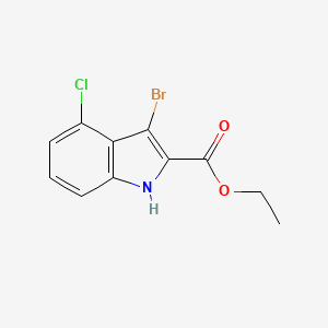Ethyl 3-bromo-4-chloro-1H-indole-2-carboxylate