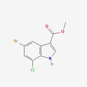 Methyl 5-bromo-7-chloro-1H-indole-3-carboxylate