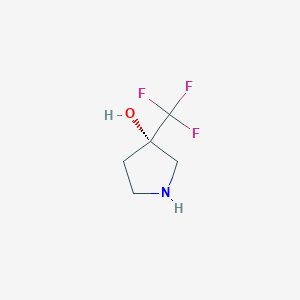 (S)-3-(Trifluoromethyl)pyrrolidin-3-ol