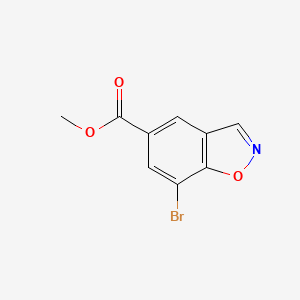 Methyl 7-bromobenzo[d]isoxazole-5-carboxylate
