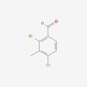 2-bromo-4-chloro-3-methylbenzaldehyde