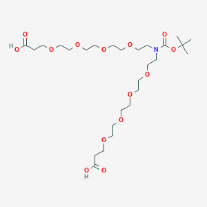 16-(tert-Butoxycarbonyl)-4,7,10,13,19,22,25,28-octaoxa-16-azahentriacontanedioic acid