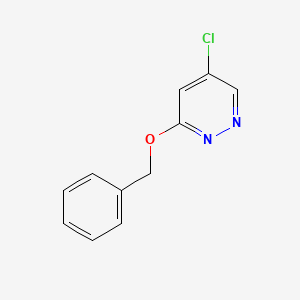 5-Chloro-3-(phenylmethoxy)pyridazine