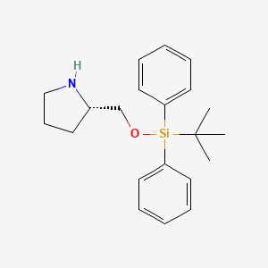 (S)-2-(((tert-Butyldiphenylsilyl)oxy)methyl)pyrrolidine