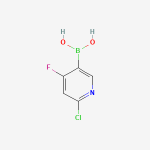 (6-Chloro-4-fluoropyridin-3-yl)boronic acid