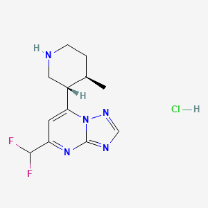 5-(Difluoromethyl)-7-((3S，4R)-4-methylpiperidin-3-yl)-[1，2，4]triazolo[1，5-a]pyrimidine Xhydrochloride
