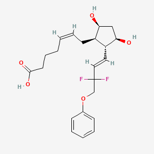 (Z)-7-((1R,2R,3R,5S)-2-((E)-3,3-Difluoro-4-phenoxybut-1-en-1-yl)-3,5-dihydroxycyclopentyl)hept-5-enoic acid